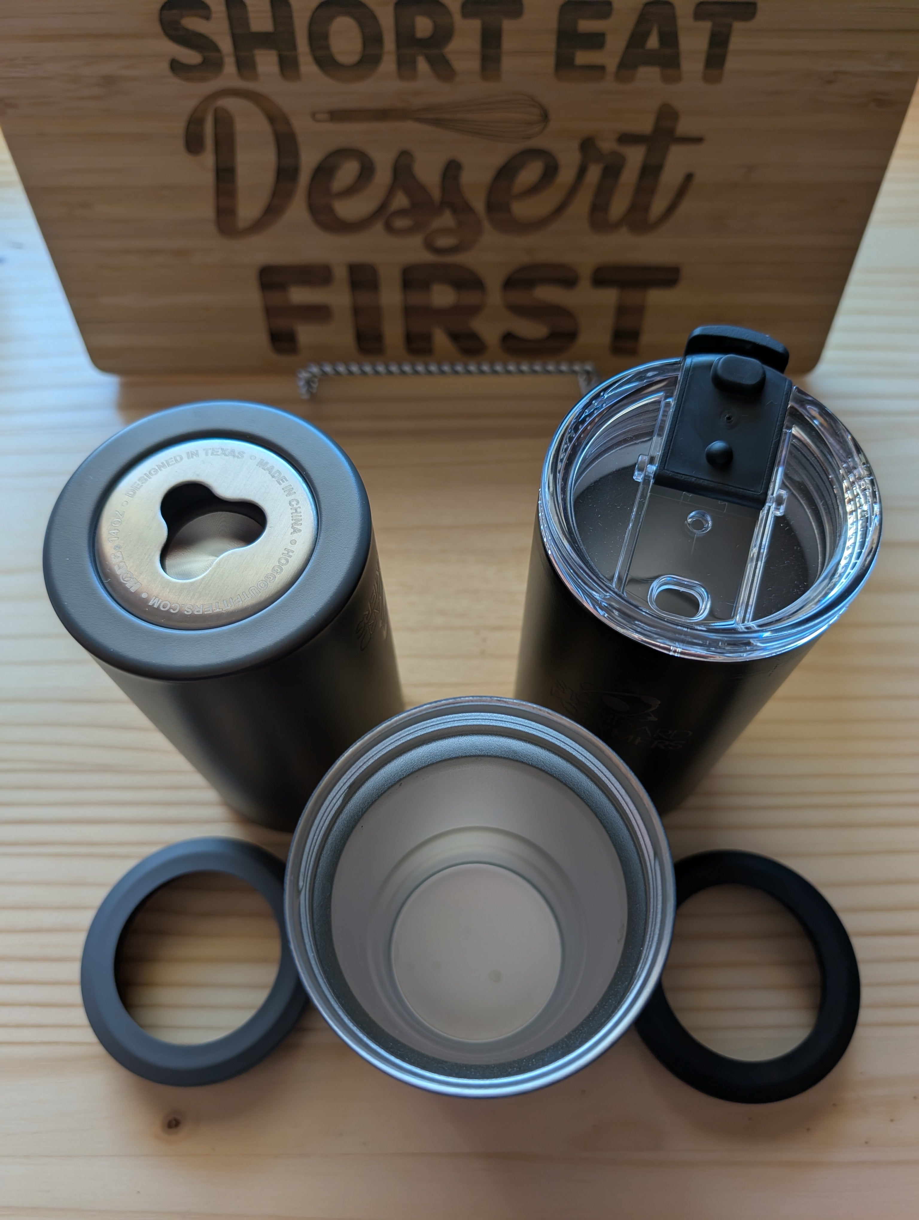 Personalized 4-in-1 Stainless Steel Tumbler & Koozie