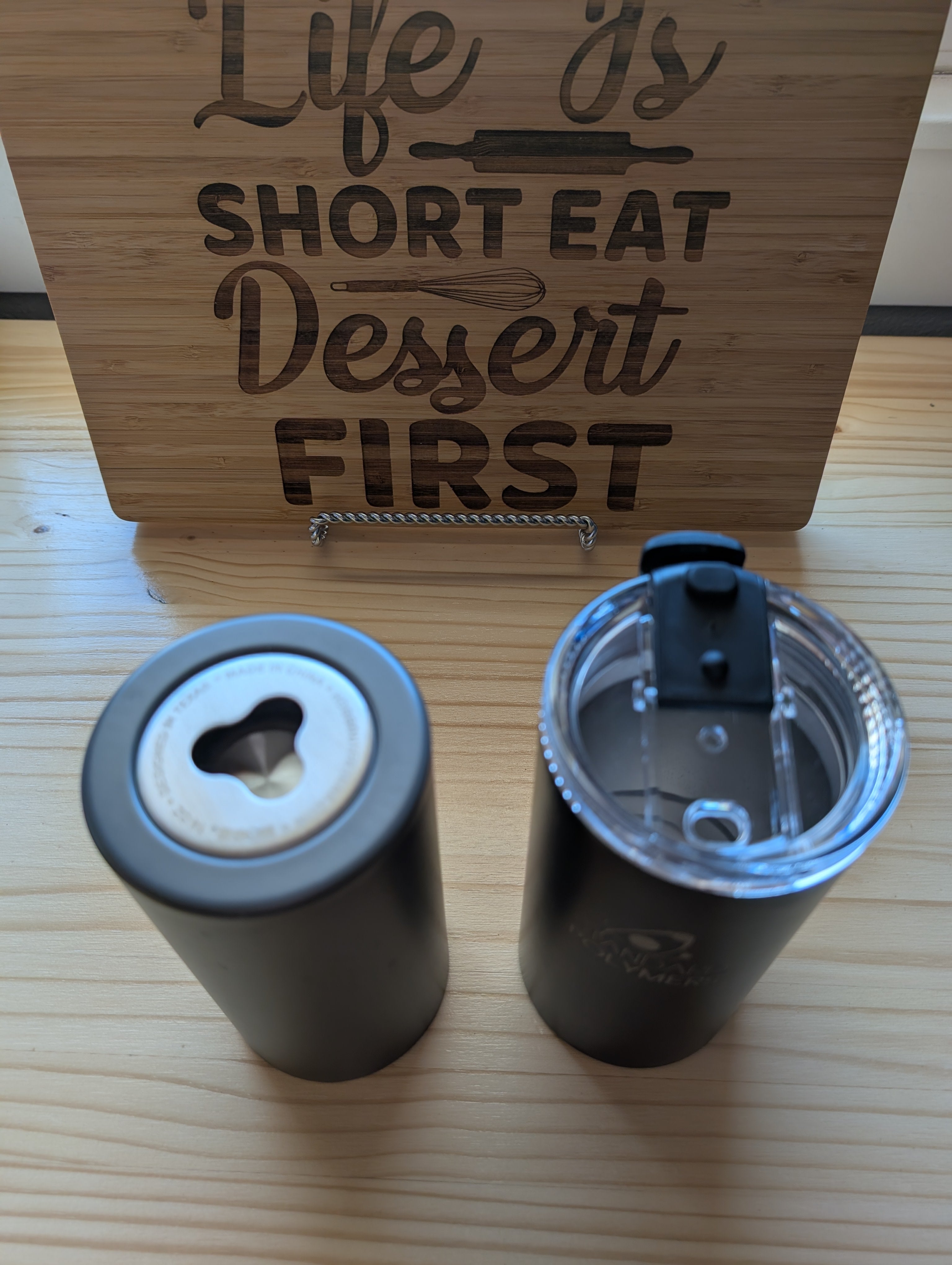 Personalized 4-in-1 Stainless Steel Tumbler & Koozie